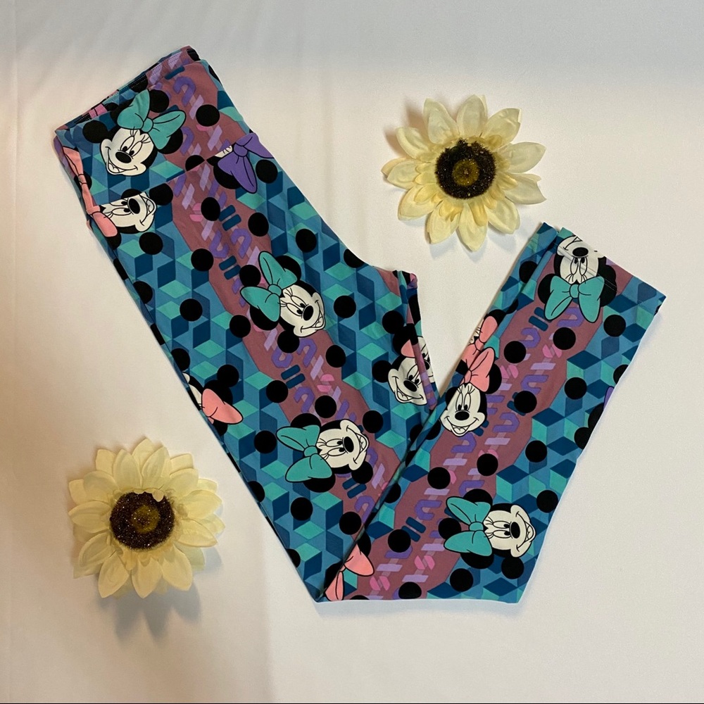 NEW Lularoe OS Minnie Mouse Disney Leggings